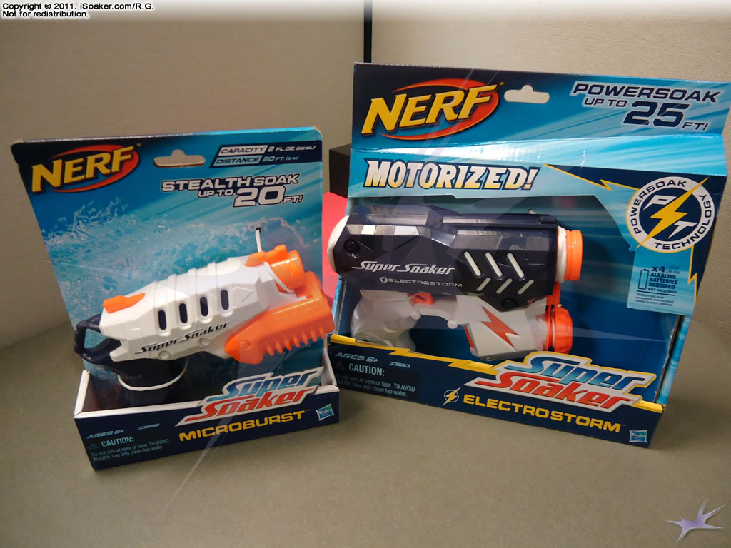 Nerf Super Soaker Microburst and Electrostorm
