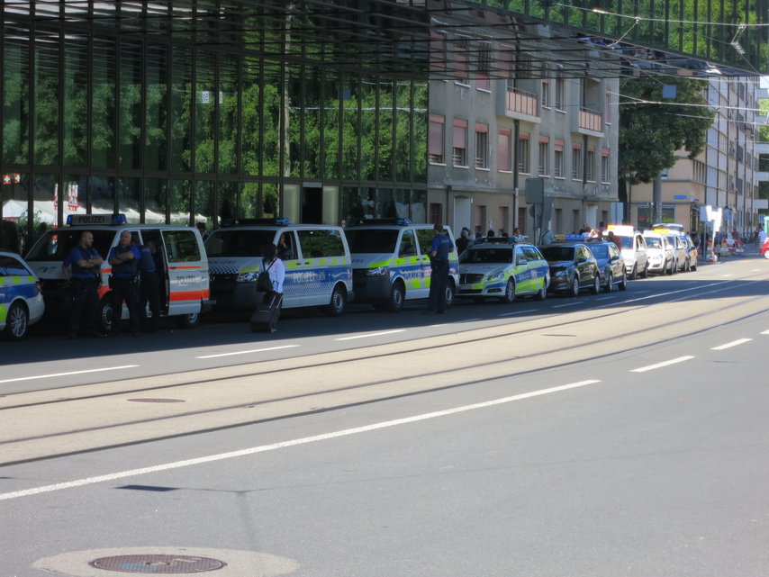 Newspaper headline said, &quot;the police was a bit irritated.&quot;
